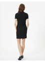 Koton Mini Dress Turtleneck Short Sleeve