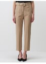 Jimmy Key Mink High Waist Belted Fabric Trousers