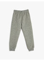 Koton Basic Jogger Sweatpants with Tie Waist, Pockets.