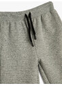 Koton Basic Jogger Sweatpants with Tie Waist, Pockets.