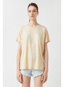 Koton Printed T-Shirt Crew Neck Short Sleeve Modal Blended