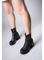 Riccon Tervael Women's Stretch Boots 0012470 Black Tone.
