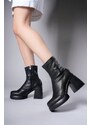 Riccon Tervael Women's Stretch Boots 0012470 Black Tone.