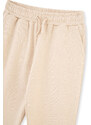 Dagi Beige Melange Jogger Cuff Sweatpants