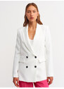 Dilvin 6921 Blazer Jacket-ecru