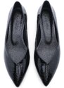 Marjin Women's Flats Pointed Toe Evka Black