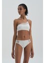 Dagi White Normal Waist Bikini Bottom