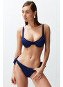 Trendyol Navy Blue Tied Brazilian Bikini Bottom