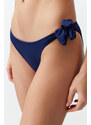 Trendyol Navy Blue Tied Brazilian Bikini Bottom