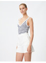 Koton Knitwear Undershirt V Neck Knit Strapless