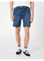 Koton Oversized Denim Shorts With Pocket Detail Buttoned Cotton