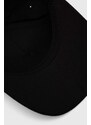Bavlněná baseballová čepice Guess RHINESTONES černá barva, s aplikací, V4GZ00 WFKN0