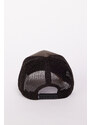 AC&Co / Altınyıldız Classics Men's Brown-Khaki 100% Cotton Color Block Hat with Changeable Stickers
