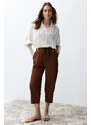 Trendyol Brown Harem/Shalwar Aerobin Trousers