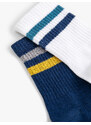 Koton 2-Pack Crew Neck Socks Striped