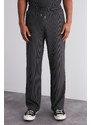 Trendyol Limited Edition Smoked Comfort/Wide Leg Textured Hidden Lace Up Wrinkle-Free Sweatpants