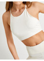 Koton Yoga Sports Bra Covered Barbell Neck with Back Strap Detail