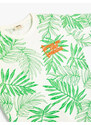 Koton T-Shirt Crew Neck Short Sleeve Tropical Printed Cotton