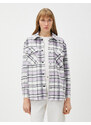 Koton Lumberjack Shirt With Pockets and Snaps