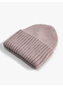 Koton Elastic Knit Beanie Wide Layered Edge