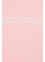 Kojenecká tepláková souprava Tommy Hilfiger růžová barva