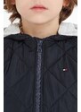 Dětská bunda Tommy Hilfiger černá barva