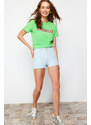 Trendyol Light Blue Shorts & Bermuda