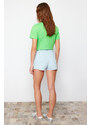 Trendyol Light Blue Shorts & Bermuda