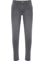 Trendyol Gray Skinny Fit Crash Stretchy Fabric Jeans Denim Trousers