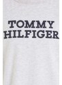 Dětské bavlněné tričko Tommy Hilfiger šedá barva, s potiskem