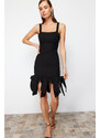 Trendyol Black Fitted Bow Dress