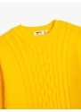 Koton Knitted Sweater Long Sleeve Crew Neck