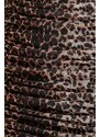 Koton Women's Long Sleeve Leopard Print Mini Dress 2sak80065ek