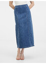 Orsay Modrá dámská džínová sukně - Dámské
