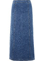 Orsay Modrá dámská džínová sukně - Dámské
