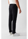 Avva Men's Anthracite Washable Flexible Slim Fit Slim Fit Jeans