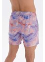 Dagi Lilac Watercolor Pattern Beach Shorts