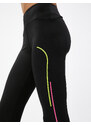 Koton Pedal Pusher Sports Tights with Stripe Detail