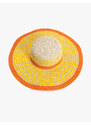 Koton Straw Hats Fedora Color Block