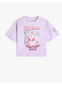 Koton T-Shirt Short Sleeve Anime Printed Crew Neck Cotton