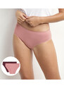 Dámské kalhotky 2 ks DIM BODY TOUCH MIDI BRIEF 2x - DIM - fialová