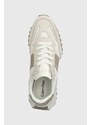 Sneakers boty Calvin Klein LOW TOP LACE UP MIX béžová barva, HM0HM00497