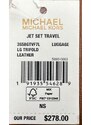 Michael Kors Trifold saffiano leather peněženka hnědá luggage