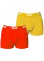 Lonsdale 2 Pack Trunk Mens Yellow/Red