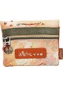 Anekke vintage peněženka Peace & Love Camel