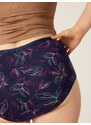 Menstruační kalhotky Modibodi Classic Full Brief Moderate-Heavy Passion Vine Navy (MODI4018PVN) S