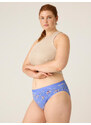 Menstruační kalhotky Modibodi Classic Bikini Light-Moderate Bouquet Blue (MODI4010BB) XS