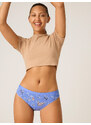 Menstruační kalhotky Modibodi Classic Bikini Light-Moderate Bouquet Blue (MODI4010BB) XS