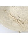 Luxusní dámský letní panamský klobouk s širší krempou a kulatou korunou - Panama - Fiebig