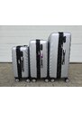 Viviana sada skořepinových cestovních kufrů 3 - stříbrná II.